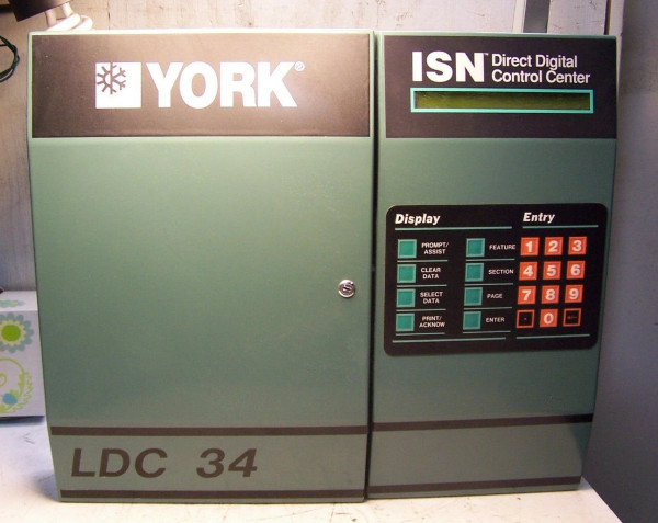 YORK ISN DIRECT DIGITAL CONTROL CENTER LDC/34 371-01183-109