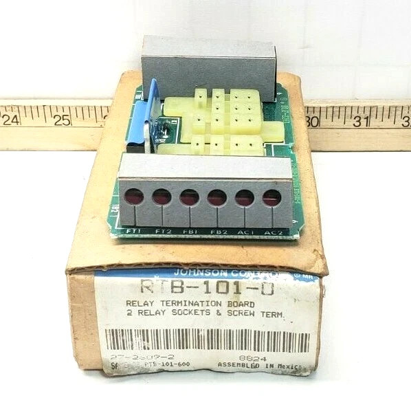 New Johnson Controls Relay Termination Board RTB-101-0