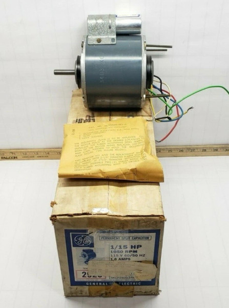 NEW GE 1/15 HP SPLIT CAPACITOR UNIT HEATER MOTOR 115V 1050 RPM 5KCP29DG3403T