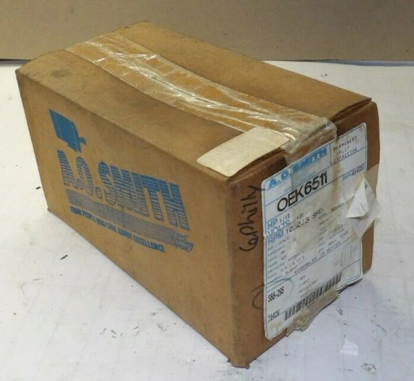 NEW AO SMITH 1/10 HP 3 SPD "QUIET KOOL" HVAC MOTOR 1Ø 1080 RPM 115 V 42Y OEK6511