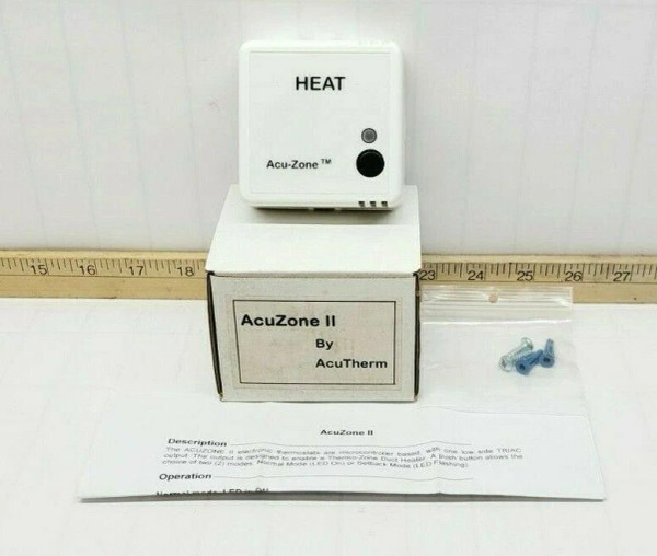 NEW ACUTHERM ACU-ZONE II ELECTRONIC THERMOSTAT FOR THERMO-ZONE DUCT HEATERS