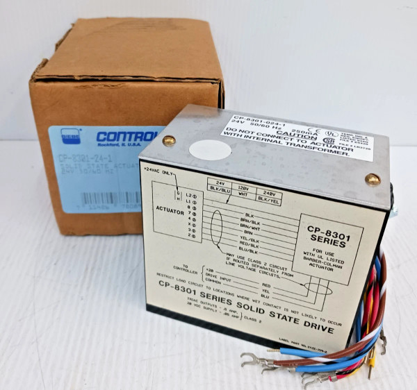 New Siebe ControLine CP-8301-24-1 Solid State Actuator Drive 24 Vac