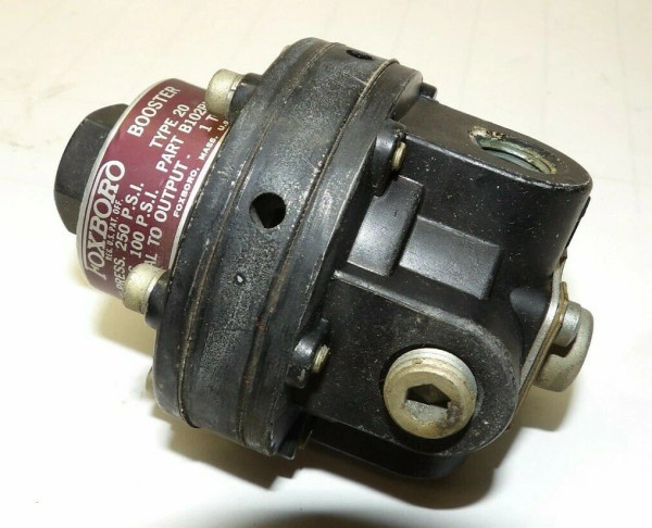 FOXBORO 1/4" NPT BOOSTER VALVE B102RN TYPE 20 250 PSI MAX
