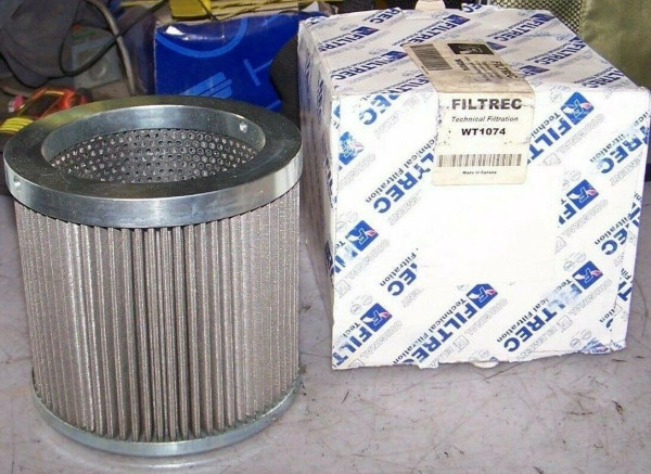 NEW FILTREC WT1074 HYDRAULIC OIL FILTER 4-3/8" ID 6" OD 5-5/8" HIGH