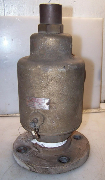 KUNKLE LAM 2-1/2" BRASS PRESSURE SAFETY RELIEF VALVE 80-4 CAP 920 SCFM
