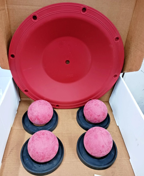 New SandPiper 476.171.656 Wet End Santoprene Pump Repair Kit 3" Balls