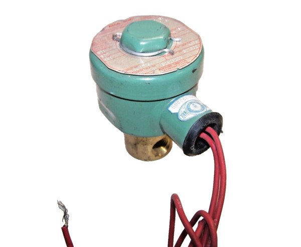 ASCO 1/4" NPT RED-HAT SHUT OFF VALVE 120 VAC CATALOG 8262B233