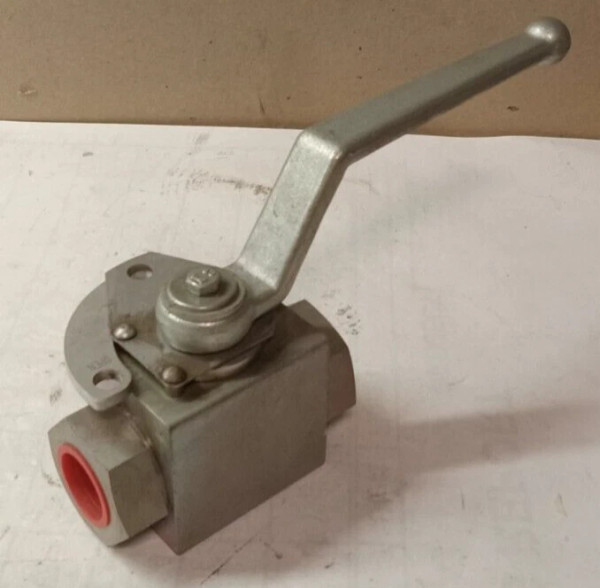 NEW STAUFF HIGH PRESSURE BLOCK BODY 2-WAY BALL VALVE 6000 PSI 3/4" NPT