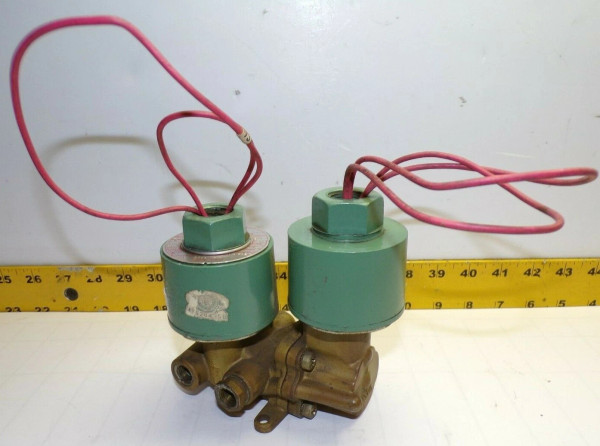 ASCO 1/4" 4-WAY SOLENOID VALVE 24 VOLT 9.7 WATT FT 8344 45