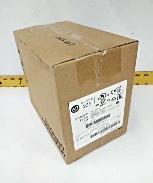 New Allen-Bradley PowerFlex4M 1 HP AC VFD Drive 240 VAC 3 Phase 22F-B4P2N103