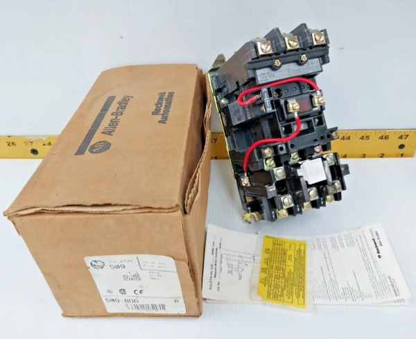 New Allen-Bradley Size 1 Motor Starter 27 Amp 600 VAC 10 HP 120V Coil 509B0D