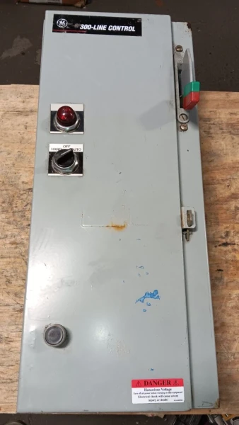 GE CR308BT93RA1NALJA SIZE 0 FUSIBLE COMBINATION STARTER 18 AMP 600V 120V COIL