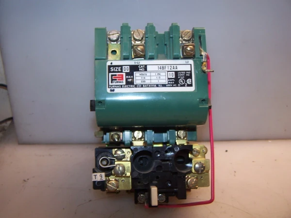 FURNAS SIZE 00 MOTOR STARTER COIL 120/240 VAC 1 HP 10 AMP MAX 14BF12AA