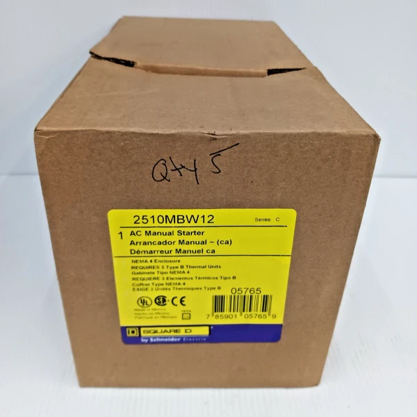 New Square D 2510BMW12 Manual Motor Starter Stainless Size M-0 5 HP