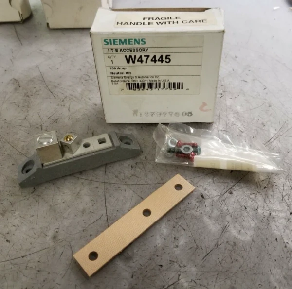 NEW SIEMENS 100 AMP NEUTRAL KIT MODEL W47445