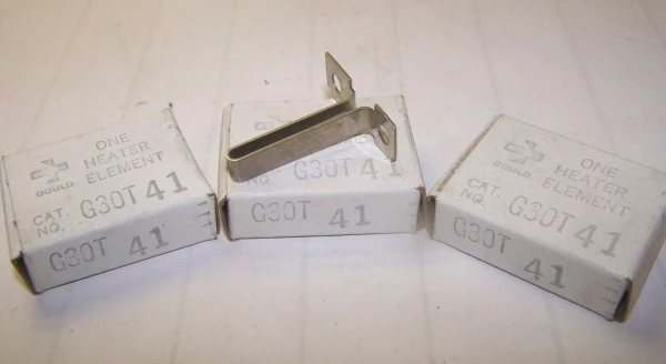3) NEW GOULD G30T41 OVERLOAD HEATER ELEMENT LOT OF 3