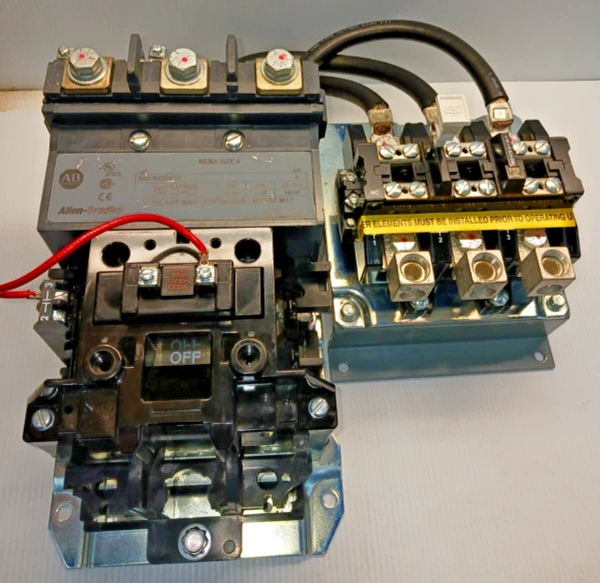 NEW ALLEN BRADLEY 500-EOD930 SIZE 4 CONTACTOR STARTER 592-EOV16 OVERLOAD RELAY
