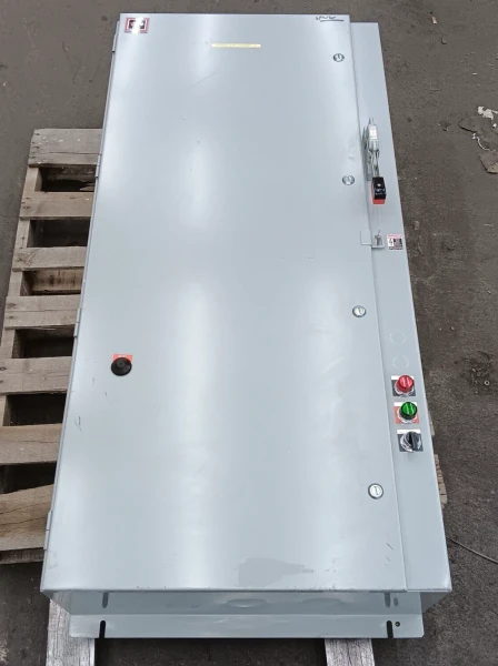 CUTLER-HAMMER SIZE 5 COMBINATION STARTER 3 POLE FUSIBLE 200 HP 120V COIL AN16SN0