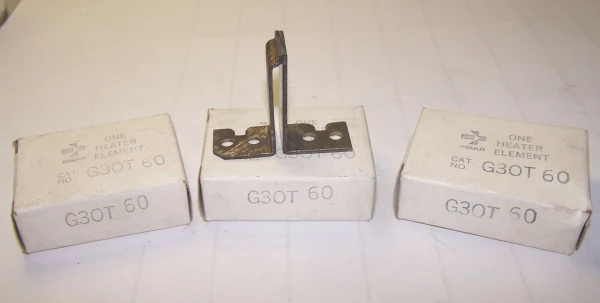3) NEW GOULD G30T60 OVERLOAD HEATER ELEMENT LOT OF 3