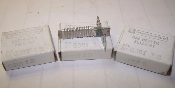 3) NEW TELEMECANIQUE G30T18 OVERLOAD HEATER ELEMENT LOT OF 3