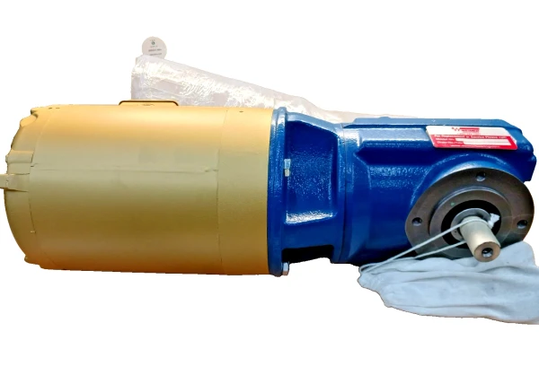 Baldor 3/4 HP AC Gearmotor 1750 RPM 8.591:1 Ratio 3/4" Shaft 230/460 VAC Rebuilt