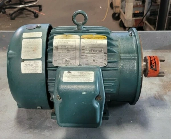 BALDOR 1.5 HP AC ELECTRIC MOTOR 460 VAC 3Ø 1170 RPM 182TC FRAME CECP83667T-4
