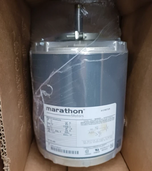 NEW MARATHON 1/4 HP AC ELECTRIC MOTOR 4355 48 FRAME 115V 1PH 1725 RPM DP