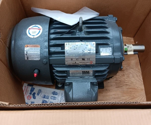 NEW EMERSON US MOTORS 10 HP AC MOTOR 460V 3-PHASE 1760 RPM 215T FRAME TE 8P10P2C