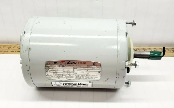 NEW LEESON KRENZ-VENT 1/2 HP AC ELECTRIC MOTOR 460 VAC 48Y 1750 RPM 100229.21