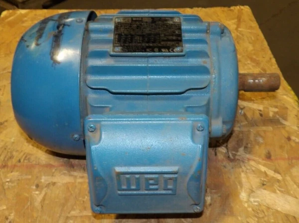 WEG 1 HP INVERTER DUTY MOTOR 230/460 VAC 3Ø 1760 RPM 143T TEFC 00118ET3E143T-W22