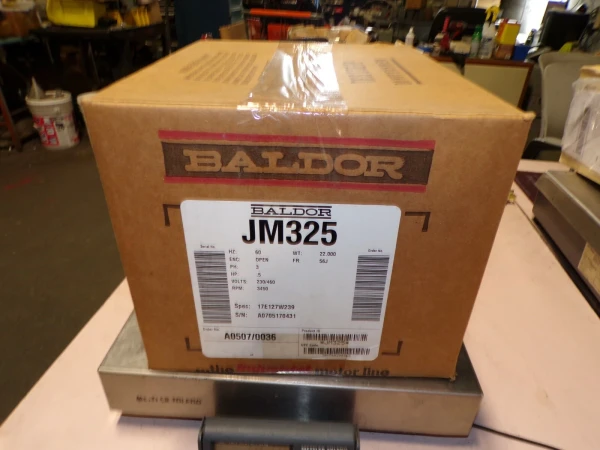 NEW BALDOR 1/2 HP .5 HP AC ELECTRIC PUMP MOTOR 208-230/460 VAC 3 PH 3450 RPM 56J