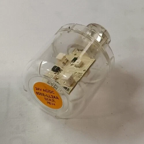 NEW ALLEN BRADLEY 855E-LL24A 50MM LED STACK LIGHT LAMP AMBER 24V AC/DC