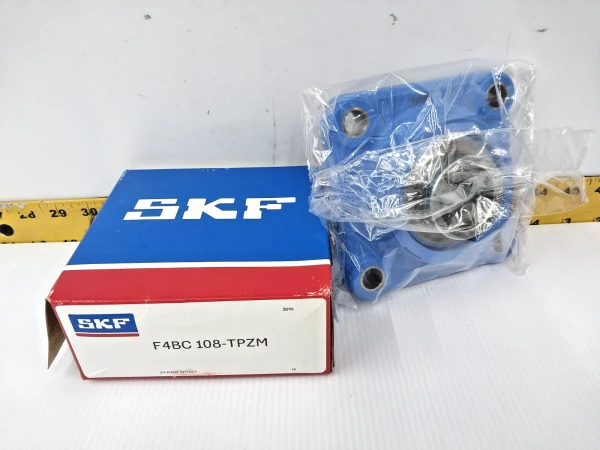 New SKF Thermoplastic 4-Bolt Flange Bearing 1-1/2" Bore F4BC 108-TPZM
