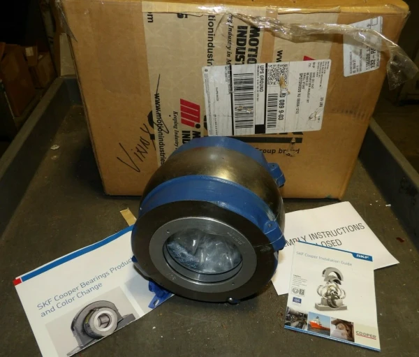 NEW COOPER SKF CLAMP COLLAR MOUNTED SPLIT ROLLER BEARING CARTRIDGE 01EBC307GRAT