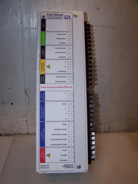 NEW IPC POST GLOVER PULSER PLUS LOW VOLTAGE RESISTOR GROUNDING CONTROLLER PEM-AA