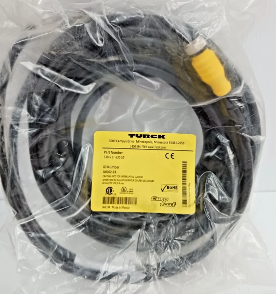New Turck E-RKS-8T-930-10 Euro Fast Cordset Cable