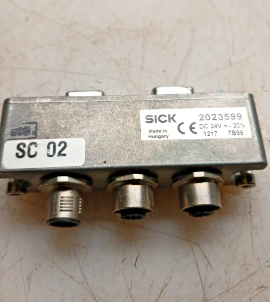 NEW SICK 2023599 OPTIC SCANNER CONNECTOR 24 VDC