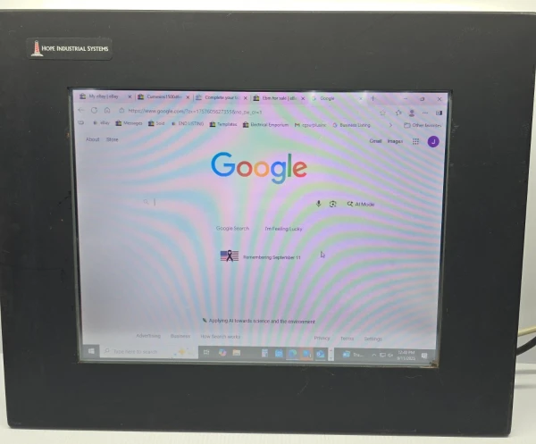 Hope Industrial Systems Panel Mount Touchscreen Interface HIS-ML15-CTBH
