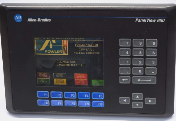 Allen Bradley PanelView 600 Touchscreen Operator Panel 2711-B6C8L1 Ser B