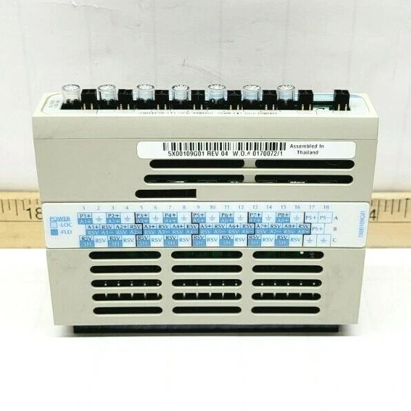 EMERSON OVATION HART HIGH PERFORMANCE ANALOG INPUT MODULE 5X00109G01 REV. 04
