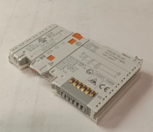 LOT OF 3) NEW WAGO 750-602 24 VDC POWER SUPPLY PLC MODULE