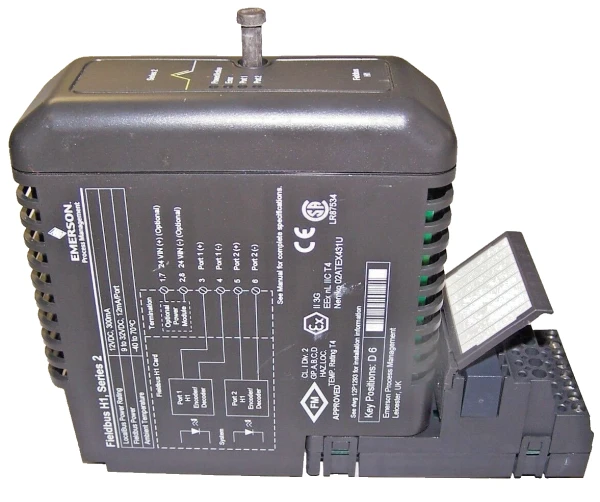 Emerson Fisher-Rosemount Deltav Fieldbus H1 Module W/Terminal Block KJ3242X1-BA1