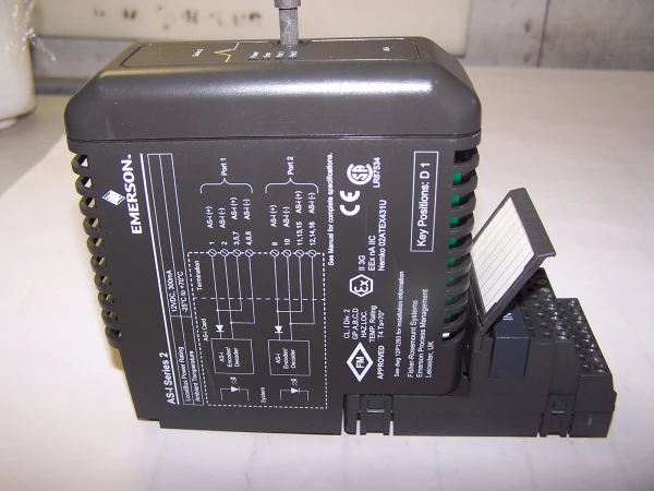 EMERSON DELTAV AS-I ACTUATOR SENSOR INTERFACE KJ3245X1-BA1 WITH TERMINAL BLOCK