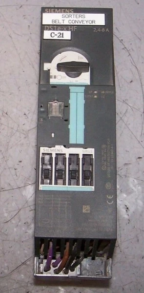 SIEMENS DS1E-X HF COMPACT MOTOR STARTER 2.4-8 AMP 3RV1321-1HH10
