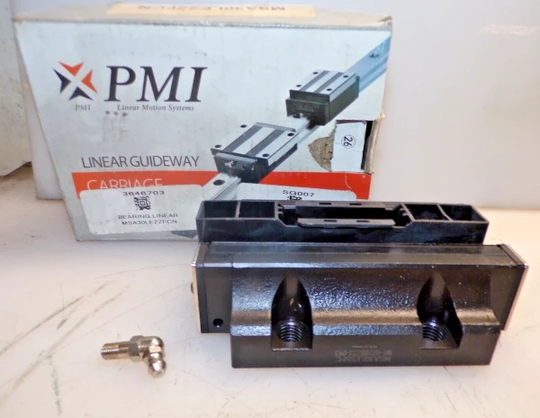 NEW PMI MSA30LEZZFCN LINEAR SLIDE GUIDEWAY CARRIAGE