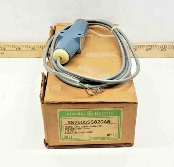 New GE Mod-U-Ray Photoelectric Sensor 3S7505SS820A6