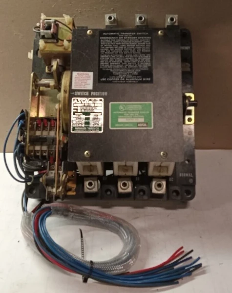 ASCO 150 AMP AUTOMATIC TRANSFER SWITCH 480Y/277 VAC B940315099C