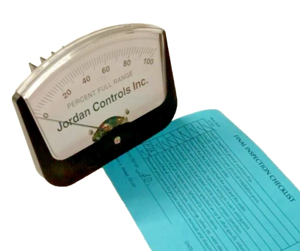NEW JORDAN CONTROLS MT-6310-0100 0-100% FULL RANGE PANEL METER 120 VAC