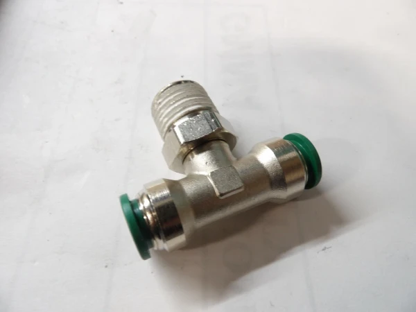 5) NEW NYCOIL 3/8" MALE X 1/2" TUBE SWIVEL BRANCH TEE FITTING H7286 *PACK OF 5