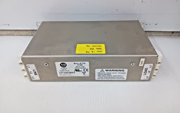 Allen Bradley 20 Amp RFI Filter Kit 3 Phase 480 VAC 2198-DB20-F Ser. B